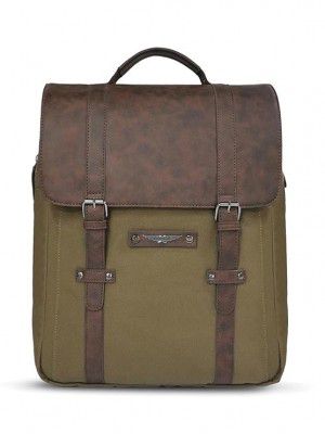 Police Tendra Vegan Leather Laptop Backpack for Men & Women | 15-Inch Stylish Lightweight PU Laptop Bag