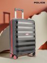 Police Textured Cabin Suitcase Trolley Bag- 40L...