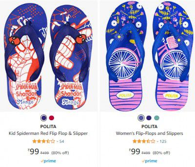POLITA Kid Flip Flop & Slipper Starts ₹89