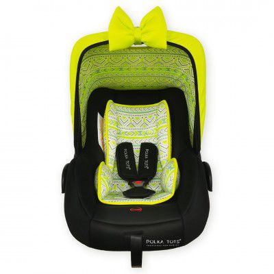 Polka Tots 5 in 1 Green Baby Car Seat 
