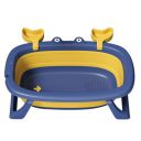 POLKA TOTS Splish Splash Foldable Bathtub for Baby Kid - Blue...