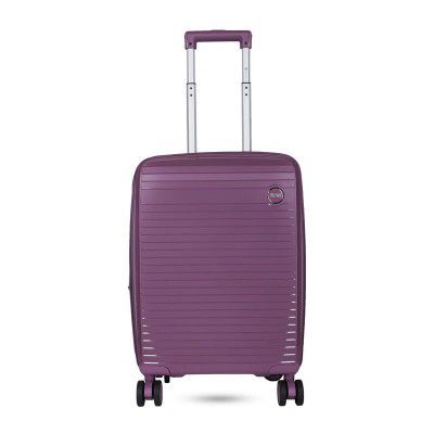 Polo Class 28-Inch Trolley Bag | Expandable Hardshell Luggage - Purple