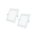 Polycab 12W LED Panel Light Scintillate Edge Slim Square Smart Offers Bright Lumination Long Lifespan No Harmful Radiation (Neutral White, 4000K, 2 PCS, Cut Out: 5.9 inches)...