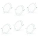 Polycab 18W LED Panel Light Scintillate Edge Slim Round Smart Offers Bright Lumination Long Lifespan No Harmful Radiation (Warm White, 3000K, 6 PCS, Cut Out: 7.79 inches)...