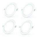 Polycab 18W LED Panel Light Scintillate Edge Slim Round Smart Offers Bright Lumination Long Lifespan No Harmful Radiation (Neutral White, 4000K, 4 PCS, Cut Out: 7.79 inches)...