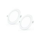 Polycab 3 Watt LED Panel Light Scintillate Edge Slim Round Smart 2 PCS, Cut Out: 2.55 inches)...
