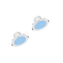 Polycab 5 Watt LED Down Light Scintillate Integral Slim Round Smart Panel Offers Bright Lumination Long Lifespan No Harmful Radiation (Blue, 1 PC, Cut Out: 3.14 inches)...