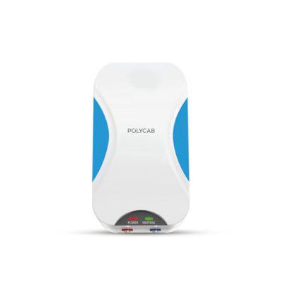 Polycab Intenso 3 litre, 3KW Electric Instant Geyser (Water Heater)?White Blue?