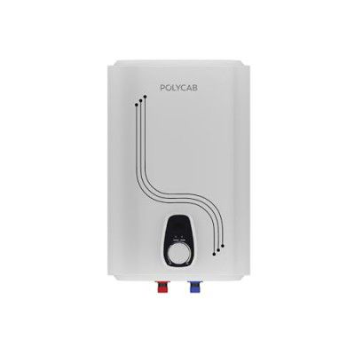 Polycab Regalia 25 Ltr 2 KW 5 Star Rating Storage Water Heater with Metal Body (White)