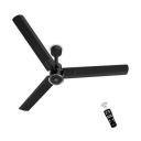 Polycab Silencio Mini DLX Dziner 1200mm 5-Star Advanced BLDC, Remote Ceiling fan for home|High Air Delivery, 25 Speed Setting, Sleep Mode, Reverse Rotation |3+1 Years Warranty Black...