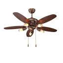 Polycab Superia Lite SP02 BLDC premium Rust-proof Wooden Finish Blades With Remote 1200 mm Designer 3 star Ceiling Fan (Antique Copper Rosewood)...