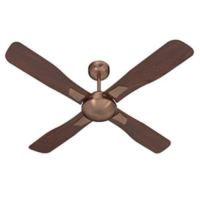 Polycab Superia Quadro SP01 1200 mm Designer 1 star Ceiling Fan (Antique Copper Rosewood)