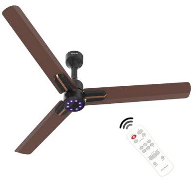 Polycab Wizzy Neo 1200mm 5-Star BLDC, Remote Ceiling fan [Brown Copper]
