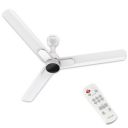 Polycab Wizzy Neo DLX 1200mm 5-Star BLDC, Remote Ceiling Fan...