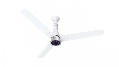 Polycab Wizzy Prime BLDC Ceiling Fan 1200mm|BEE 5 Star Rated, Higher Air Delivery|LED Indicator,Reverse,Boost,Sleep and Breeze Mode|3 Years Warranty (Matt White)