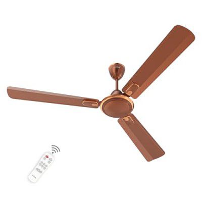 Polycab Zoomer Prime 1200mm 5-Star BLDC, Remote Ceiling fan for home | 100% Copper, High Air Delivery,6 Speed Setting, Sleep Mode,Reverse Rotation,Boost Technology | 3 Years Warranty?Matallic Copper?