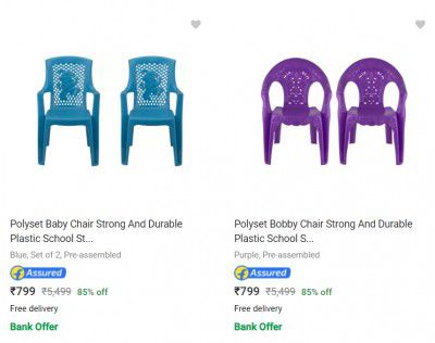 Polyset Outdoor Chairs upto 85% off