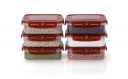 Polyset Super Lock Rectangular Container, Set of 6...