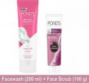 PONDs Bright Beauty Facewash 200ml & Scrub?100g(2 Items in the set)  (2 Items in the set)...