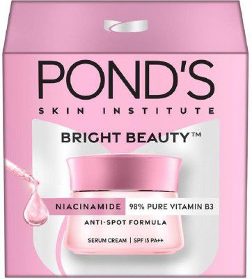 PONDs Bright Beauty Serum Brightening Face Cream | SPF 15  (50 g)