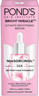 PONDs Bright Miracle Ultimate Brightening Serum with Niasorcinol 30X better than Vit C  (30 ml)