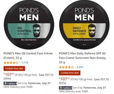 Pond's Men's Face Cream @ Minimum 35% OFF
