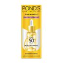 Ponds Serum boost sunscreen serum prevent and fade dark patches with the power of SPF 50 and NIACINAMIDE-C Serum 14ml....