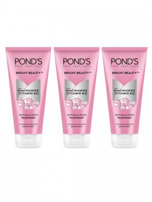 Ponds Set of 3 Bright Beauty Facewash with Niacinamide for Glass Skin - 200 g each