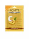 Ponds Vitamin C + Pineapple Extract Brightening Sheet Mask For Clear Glowing Skin 25 ml...