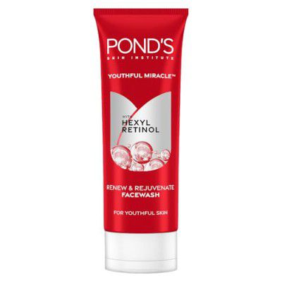 POND'S Youthful Miracle Hexyl Retinol, Renew & Rejuvenate Facewash - 100g