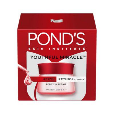 POND'S Youthful Miracle Hexyl Retinol Complex, Renew & Repair Day Cream - 50g SPF 15 PA++