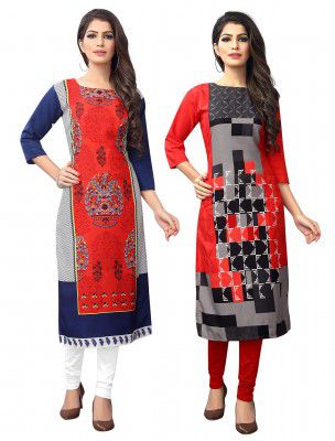 Pop Mantra Womens Crepe Kurta