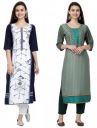Pop Mantra Womens Crepe Regular Kurta...