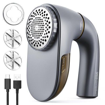 POPCHOSE Fabric Shaver, Lint Remover for Clothes, Lint Shaver with 6-Leaf Blades