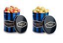 Popcorn & Company Festive Gift Combo Pack of 2 Tins (Red Velvet & Lemon Pepper Popcorn) - 190 GM...