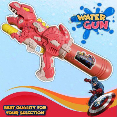 PoPo Toys Holi Dinosaur Pull-n-Pump Pressure Pichkari 