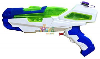 Popo Toys Holi Godslayer Water Gun | with 100 Free Balloons | Blue