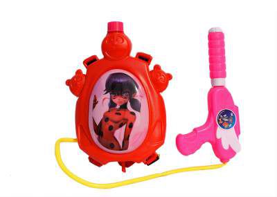 Popo Toys Holi Pressure Pichkari with Ant Girl Bag Tank- 2 LTR, with 100 Free Balloons