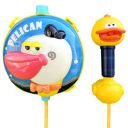 PoPo Toys Holi Pressure Pichkari with Pelican Character Bag Tank- 3 LTR, with Free Balloons...