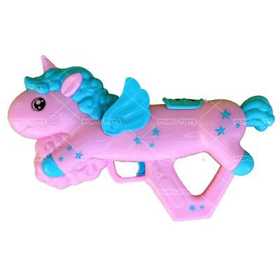 PoPo Toys Holi Unicorn Electric Gun Pichkari |Big Size | Long Range | Loved by Every Child (Unicorn Electric Gun - Big)