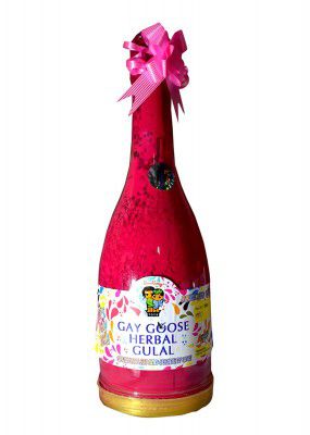 Popo Toys 100% Organic Holi Gay Goose Herbal Gulal (800 Grams, Red, Large)