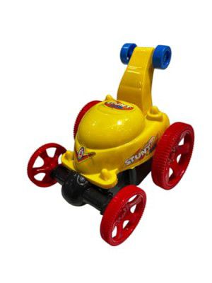 Popo Toys RC Stunt Car Luna | Acrobatic 360 Degree Twisting Stunt Car with Music & Lights | Yellow