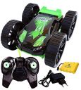 Popo Toys Remote Control Double Roll 4-in-1 Stunt Car...