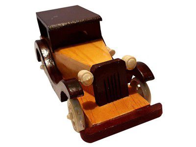Popo Toys The Wooden Vintage Classic Vehicle Car Toy