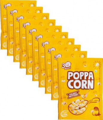 poppacorn Instant Cooker Popcorn, (35 g, Pack of 10)