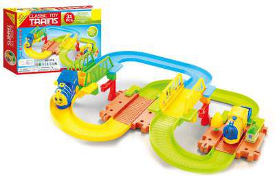 Popsugar 31pcs Block Train Play Set