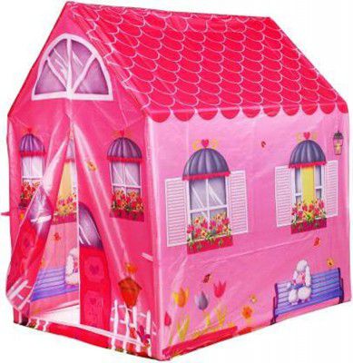 Popsugar Princess Home Camp N Play Tent for Kids Indoor or Outdoor Foldable Tent Portable Multiclolor