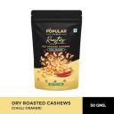 Popular Roasties Chilli Crackers Cashews, 50 gm (Pack Of 3)...