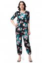 POPWINGS Casual Sky Blue Floral Printed Regular Relaxed Loose Fit Women Co-Ords Set...