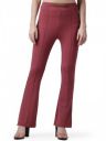 POPWINGS Solid Full-Length Polyester Regular-Fit Trouser Pants for Women...